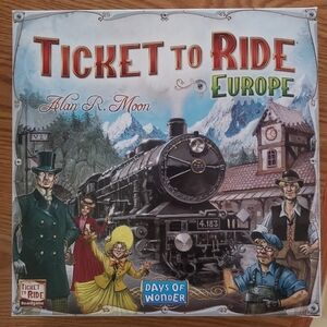 Ticket to Ride Europe Board Game
